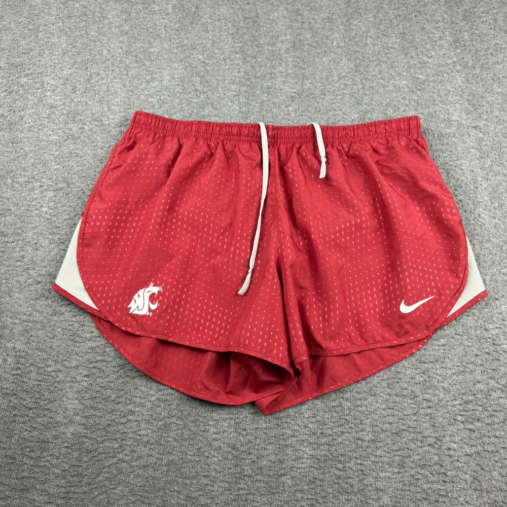 Nike‎ WSU Cougars Dri-FIT Running Shorts Womens XL Red Crimson 31254X-WC1